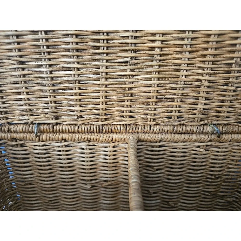 Vtg Storage‎ Basket Home Office Supplies Rectangle for Closet Nursery Home Decor